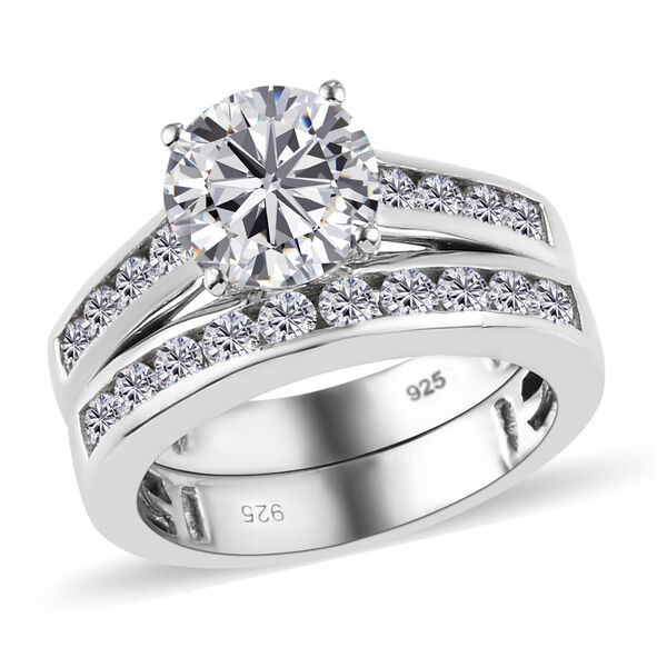 2er-Set, Moissanit-Ringe - 2,48 ct. image number 4