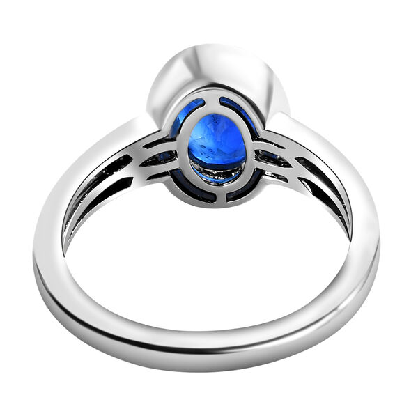 AA tansanischer, blauer Spinell-Ring, 925 Silber platiniert  ca. 1,51 ct image number 6