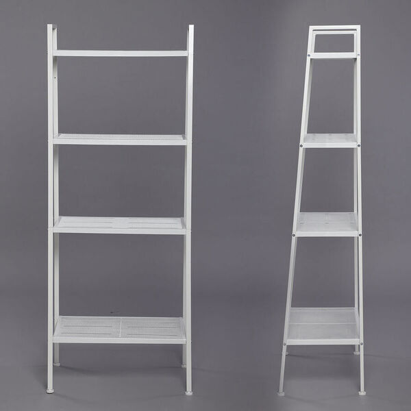 Lagerregal mit 4 Regalböden, Größe: 60x35x147 cm, Weiß  image number 2