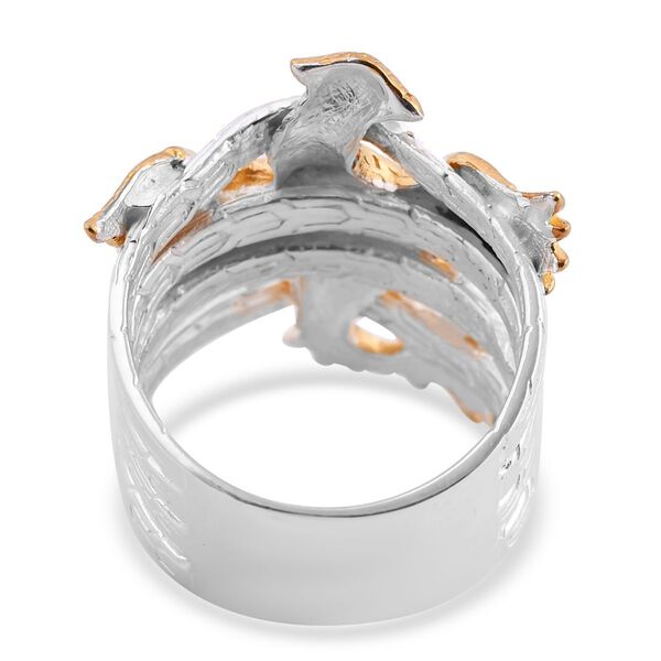 Royal Bali - 925 Silber Ring, vergoldet (Größe 16.00) ca. 8,67g image number 4