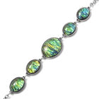 Simuliertes Opal-Armband in Silberton image number 3