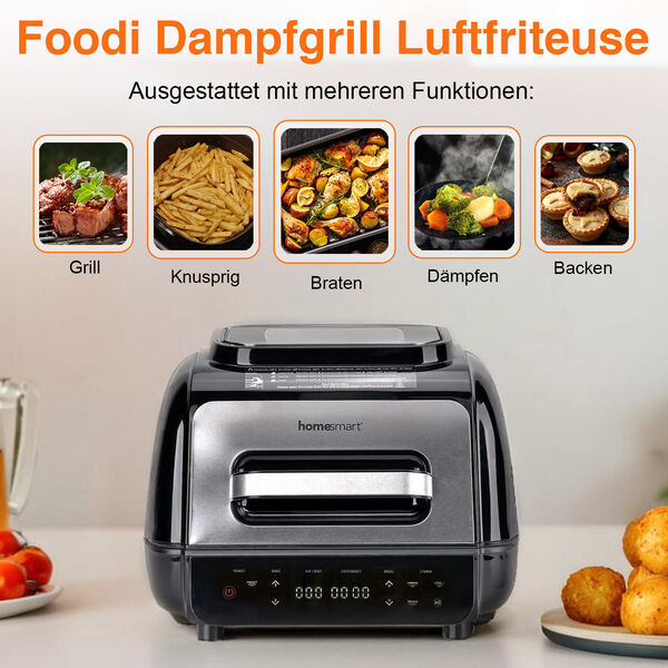 HOMESMART Foodi Steam Grill Air-Fryer image number 1