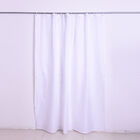 Duschvorhang mit 12 Haken, 180x180 cm, Weiß