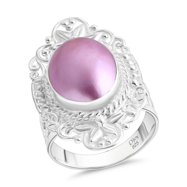 D'Joy Royal Bali - Rosa Mabe Perle Ring image number 3