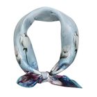 La Marey: 100% Maulbeerenseiden-Foulard, Größe: 53x53cm, grün