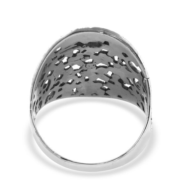 Royal Bali Kollektion - Blumen Ring 925 Silber image number 5