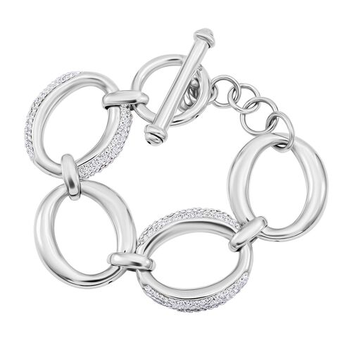 Kristall Armband ca. 19 cm 925 Silber image number 0