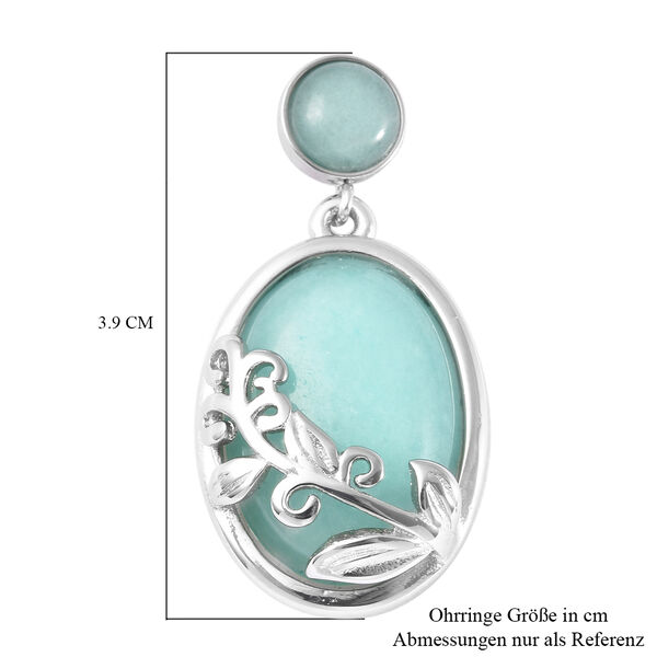 Amazonit Ohrh&auml;nger Edelstahl ca. 31,30 ct&nbsp; image number 4