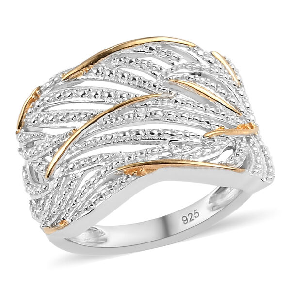 Diamant Ring 925 Silber Platin-&Uuml;berzug image number 4