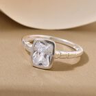 Weißer Zirkonia-Solitär-Ring in Silber, 2,22 ct. image number 1