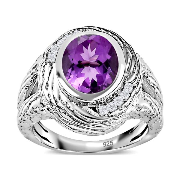 AA Mashamba Amethyst und Zirkon Ring - 2,39 ct. image number 4