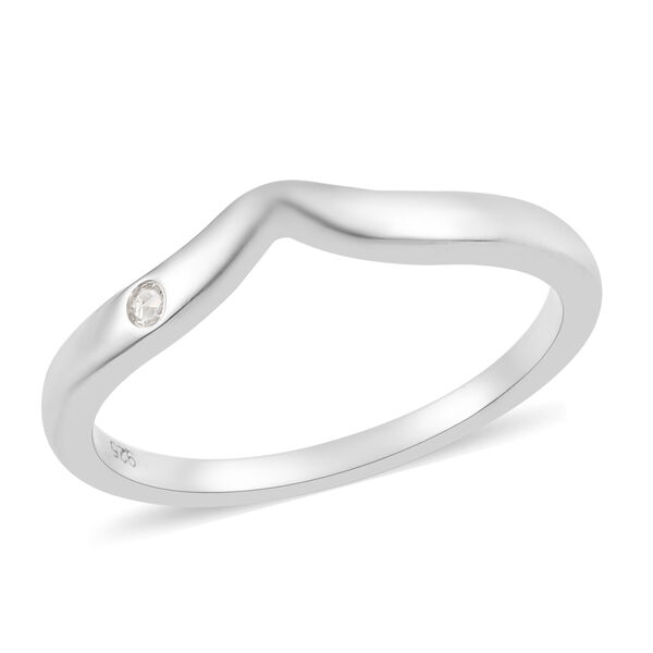 Diamant Ring 925 Silber platiniert image number 4