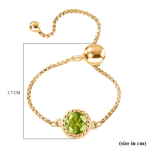 EverTrue flexibler Peridot Ring, Gr&ouml;&szlig;e 17-21cm - 0,86 ct. image number 4