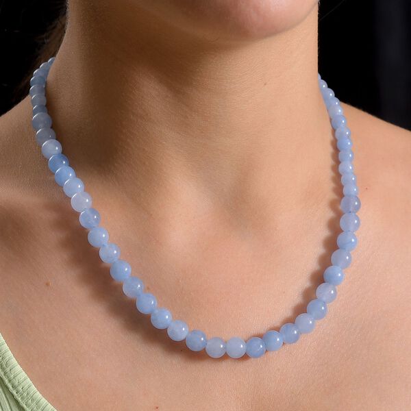 Aquamarin Halskette, 45+5 cm - 170 ct. image number 2