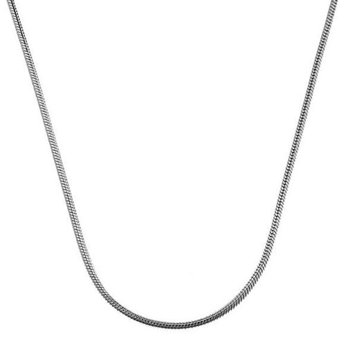 Schlangenkette in 925 Silber, 60cm image number 0