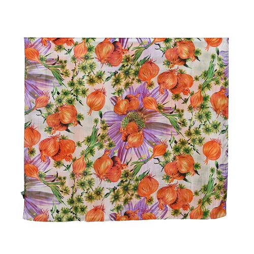  LA MAREY 100% silk scarf image number 1