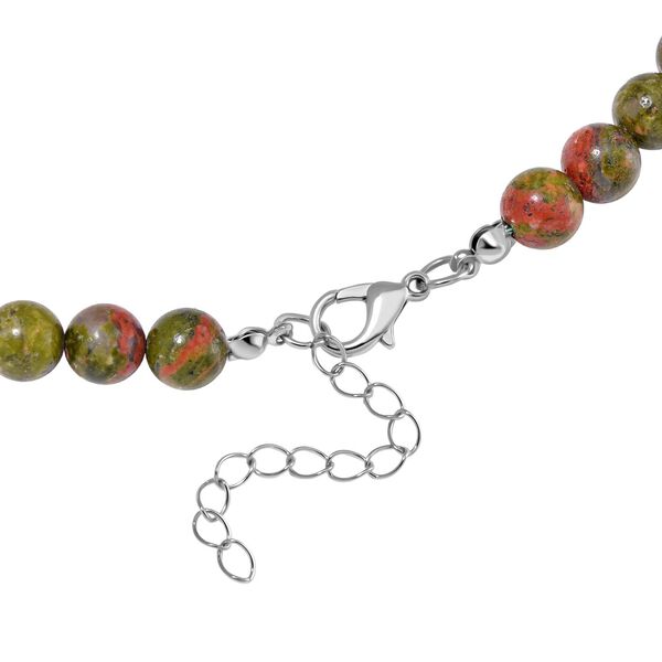 Unakite Halskette, 45 cm - 235 ct. image number 4