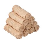 10er-Set 100% &auml;gyptische Baumwoll-Frotteehandt&uuml;cher, Beige