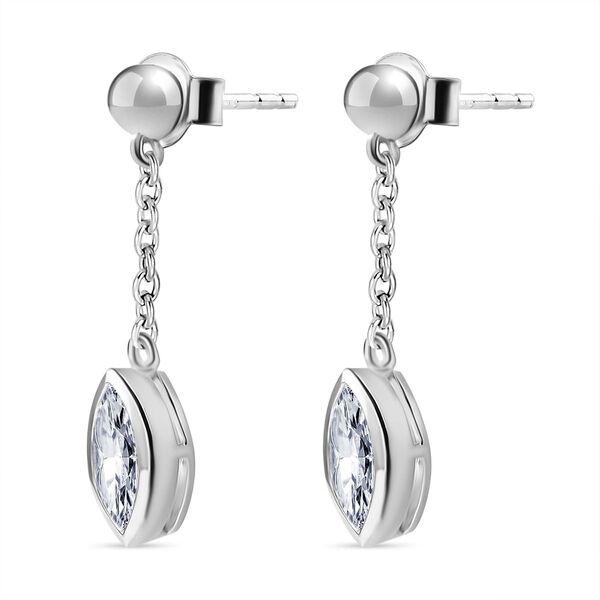 J Francis gefertigt mit SWAROVSKI- Swarovski Zirkonia Ohrringe image number 4