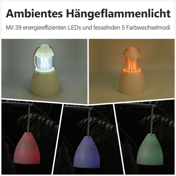 LED-Flammenlicht mit 39 Leuchten und 5 Modi image number 5