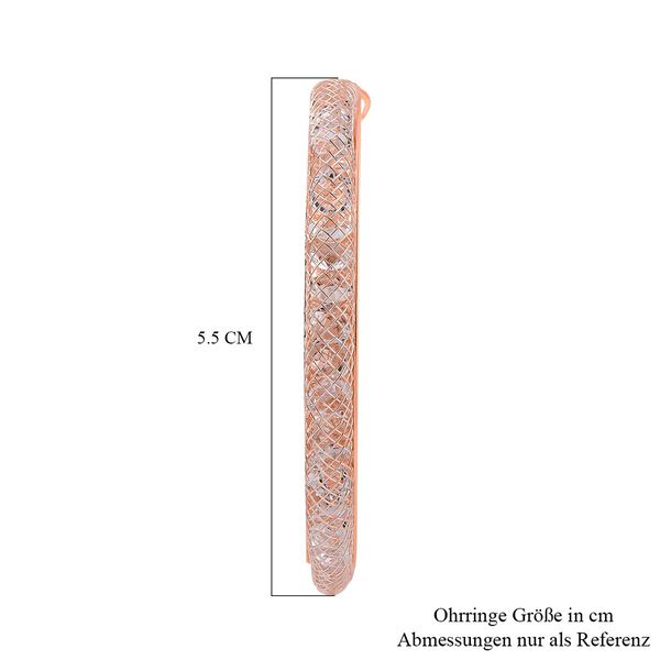 Weißer Kristall Ohrringe Reines Messing image number 5