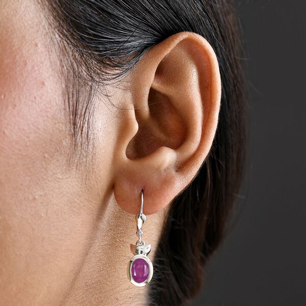 D'Joy Ilakaka Rosa Saphir Ohrringe - 4 ct. image number 3