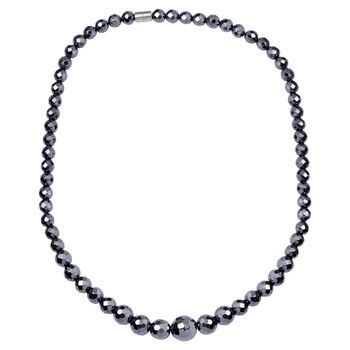 3er Set H&auml;matit Halskette, flexibles Armband und Ohrringe Schmuckset