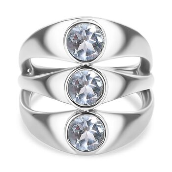 Himmelblauer Topas-Ring - 1,91 ct.