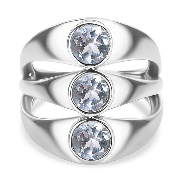 Himmelblauer Topas-Ring - 1,91 ct.