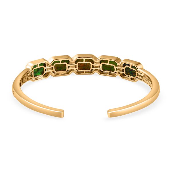 Labor schwarzer Opal-Armreif, 19 cm - 9,02 ct. image number 5