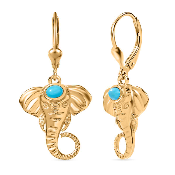 D'Joy AA Sleeping Beauty T&uuml;rkis Ohrringe - 0,34 ct.