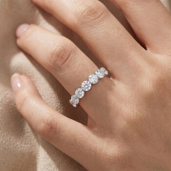 LUXURIANT DIAMOND - Lab Grown Diamant SI-GH Ring 925 Silber Rhodiniert (Gr&ouml;&szlig;e 17.00) ca. 2,00 ct