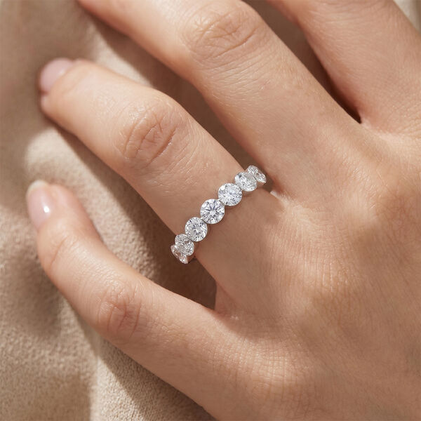LUXURIANT DIAMOND - Lab Grown Diamant SI-GH Ring 925 Silber Rhodiniert (Gr&ouml;&szlig;e 17.00) ca. 2,00 ct image number 2