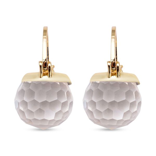 Wei&szlig;e Kristall-Ohrringe - 20 ct.