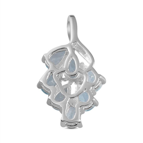 Himmelblauer Topas-Anh&auml;nger, 925 Silber ca. 1,80 ct image number 5