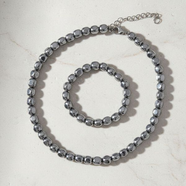 Terahertz Schmuckset 316L Edelstahl ca. 370.00 ct image number 2