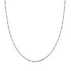 Singapurkette, 925 Silber rhodiniert, ca. 50 cm