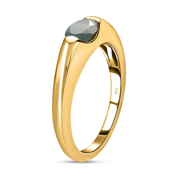 Grandidierit Ring, 925 Silber vergoldet, ca. 0,44 ct image number 5