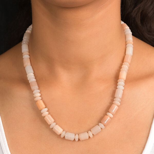 Pfirsich Aventurin 45cm Halskette - 250 ct. image number 3