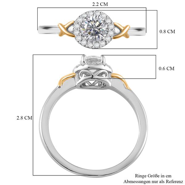 Moissanit Ringset, ca. 0,56 ct. image number 6