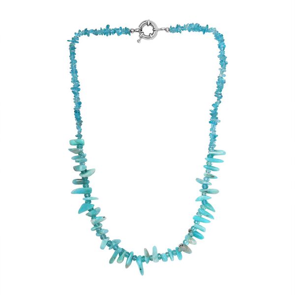 Amazonit und Apatit Halskette, 50 cm - 178,15 ct. image number 4