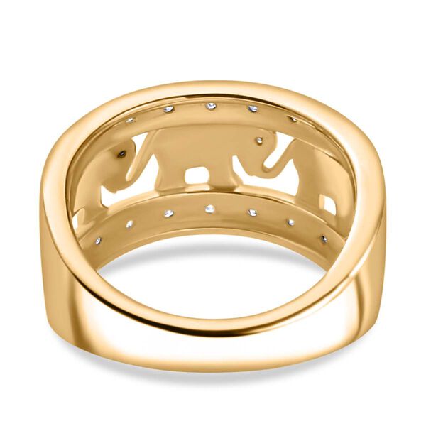 Diamant Elefant Ring - 0,21 ct. image number 5