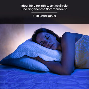 K&uuml;hlende Gel Matratzenauflage, blau