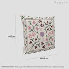 Bestickte Kissenhülle - Luxusdesign 45x45 cm, rosa und gelb image number 6