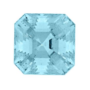 Santamaria Aquamarine Square Free Asher Cut 4A 7.11 Ct
