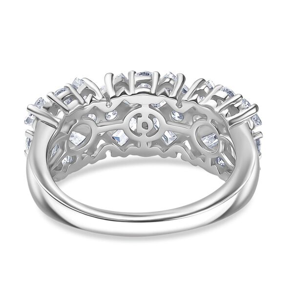 D'Joy Moissanit Ring 925 Silber rhodiniert (Größe 21.00) ca. 2,68 ct image number 5