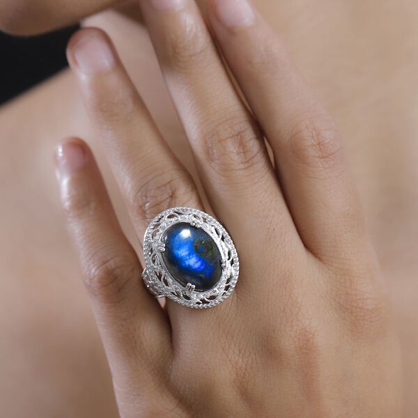 Labradorit Ring - 11,83 ct. image number 3