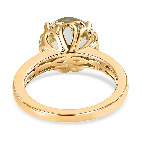 Prasiolith Solit&auml;r Ring - 3,41 ct. image number 6