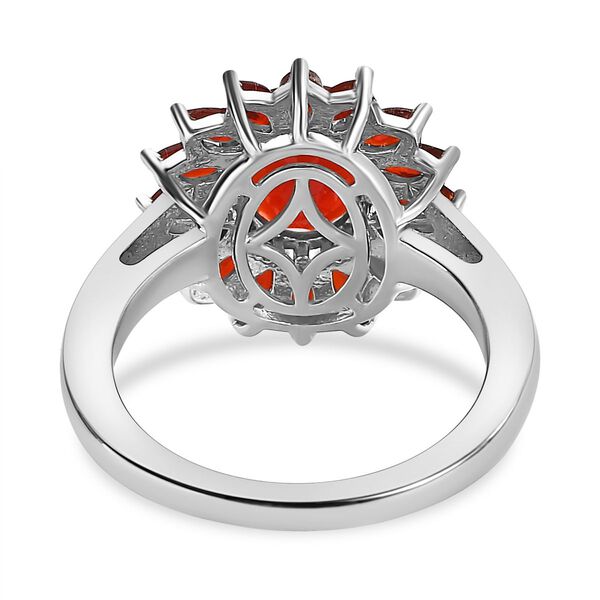 Mexikanischer Kirschfeuer-Opal Ring - 2,09 ct. image number 6