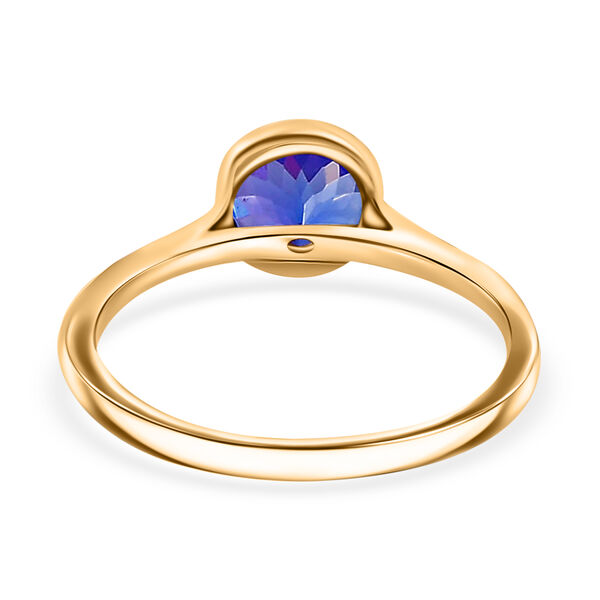 AA Tansanit-Ring, 585 Gold  ca. 1,31 ct image number 6
